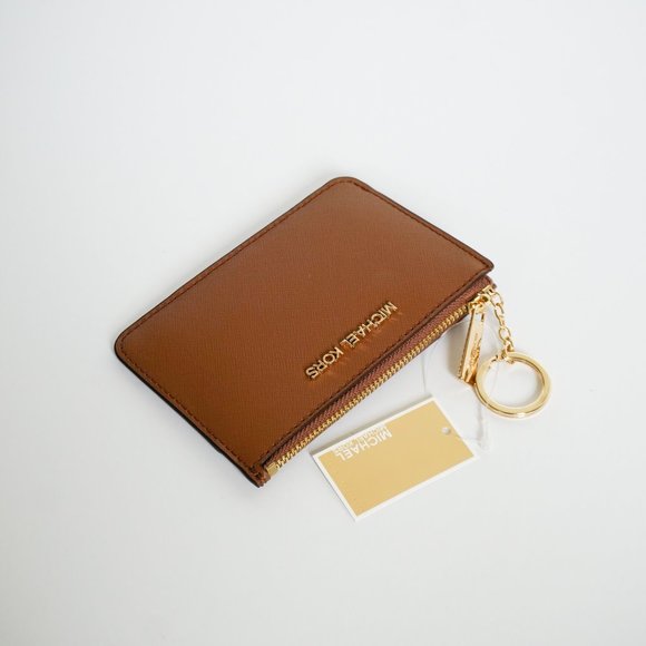 Michael Kors JST S Coin Pouch ID Wallet Brown - Picture 4 of 8